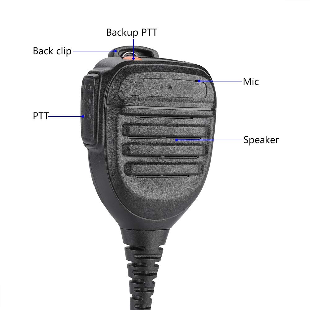 Amazon | トランシーバーマイク 3.5mm PTTハンドヘルド 2ウェイラジオ